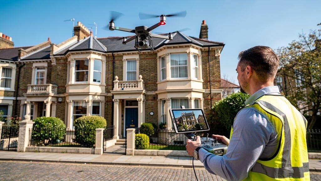 Drone surveys and aerial surveys for property assessment