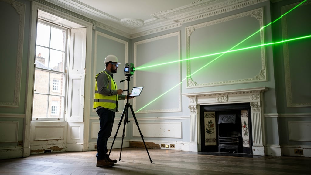Professional 3D laser scanning for measured building surveys